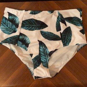 High waisted bathing suit bottom